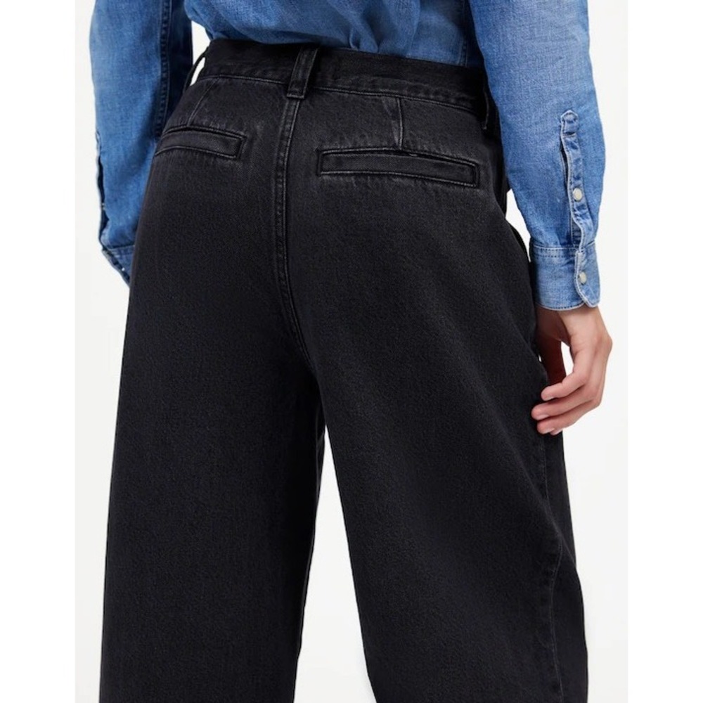 Madewell Harlow Wide-Leg Jean Hollenbeck Wash Black 27 - Picture 6 of 13